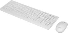 Клавиатура + мышь Acer OCC401 клав:белый мышь:белый USB беспроводная Multimedia (ZL.ACCCC.017)