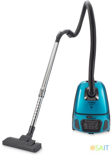 Пылесос Hyundai HYV-B4990 2220Вт бирюзовый/черный (в компл.:1мешок)