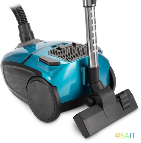 Пылесос Hyundai HYV-B4990 2220Вт бирюзовый/черный (в компл.:1мешок)