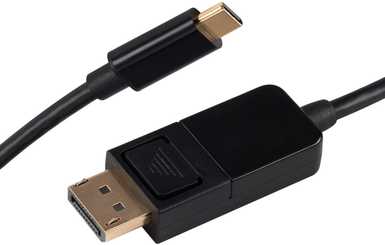 Кабель Buro ver1.4 USB Type-C (m) DisplayPort (m) 1.5м (BU-TYPEC-DP-1.5M) черный