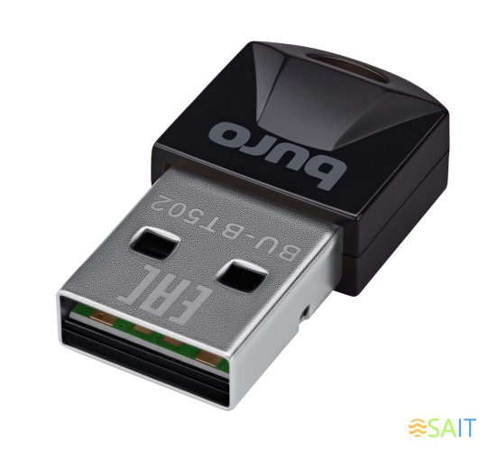Адаптер USB Buro BU-BT502 BT5.0+EDR class 1.5 20м черный