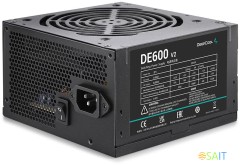 Блок питания Deepcool ATX 450W DE600 V2 Game Storm 80 PLUS WHITE (20+4pin) APFC 120mm fan 4xSATA RTL