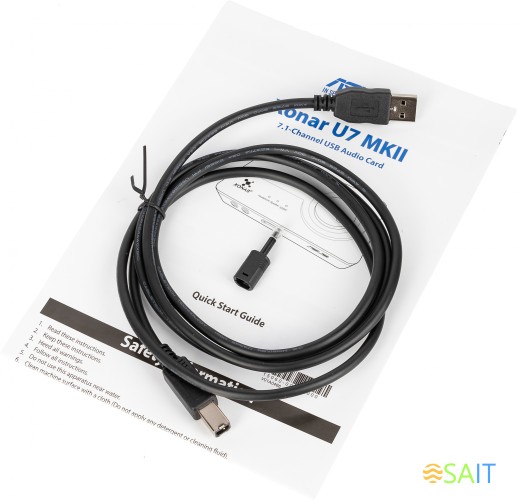 Звуковая карта Asus USB Xonar U7 MK II (C-Media 6632AX) 7.1 Ret