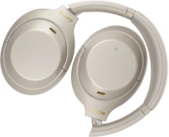 Гарнитура накладные Sony WH-1000XM4 1.2м серебристый беспроводные bluetooth оголовье (WH-1000XM4/SC)