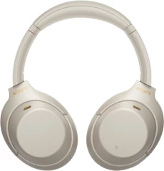 Гарнитура накладные Sony WH-1000XM4 1.2м серебристый беспроводные bluetooth оголовье (WH-1000XM4/SC)