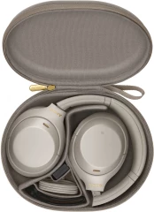 Гарнитура накладные Sony WH-1000XM4 1.2м серебристый беспроводные bluetooth оголовье (WH-1000XM4/SC)