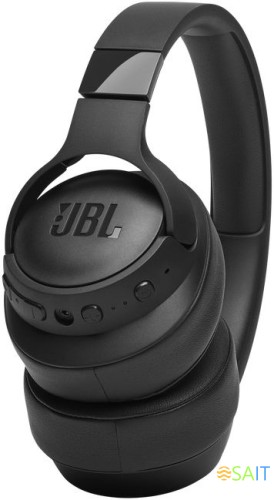 Гарнитура мониторные JBL Tune 760NC 1.2м черный беспроводные bluetooth оголовье (JBLT760NCBLK)