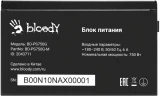 Блок питания Bloody ATX 750W BD-PS750G 80+ gold (20+4pin) APFC 120mm fan 6xSATA Cab Manag RTL