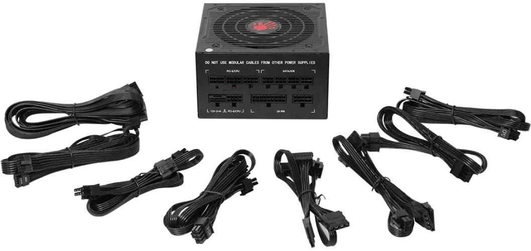 Блок питания Bloody ATX 750W BD-PS750G 80+ gold (20+4pin) APFC 120mm fan 6xSATA Cab Manag RTL