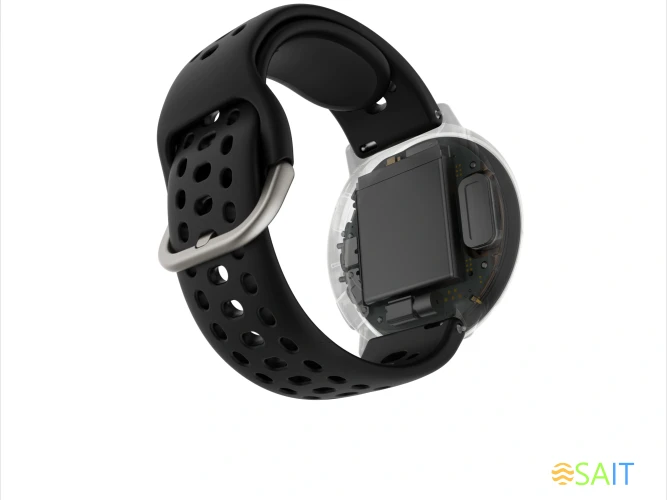 Смарт-часы Amazfit Active 2R A2437 43.9мм 1.32" AMOLED корп.серебристый рем.черный разм.брасл.:135-195мм (6970100377712)