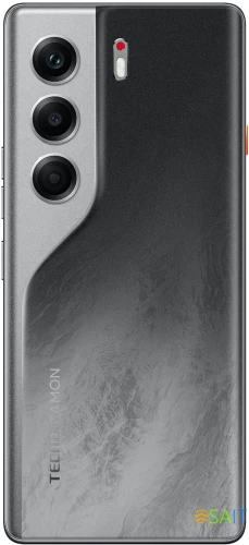 Смартфон Tecno Camon 40 Pro 5G 256Gb 8Gb черный моноблок 3G 4G 2Sim 6.78" 1080x2436 Android 15 50Mpix 802.11 a/b/g/n/ac/ax NFC GPS GSM900/1800 GSM1900 Protect FM