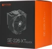 Устройство охлаждения(кулер) ID-Cooling SE-226-XT Soc-AM5/AM4/1200/1700/1851 черный 4-pin 15-35dB Al+Cu 250W 1300gr Ret (SE-226-XT BLACK)