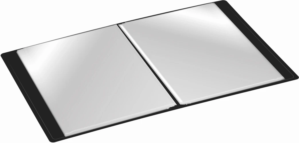 Папка с 100 прозр.вклад. Silwerhof Eco SE-V100BLK A4 пластик 0.7мм черный