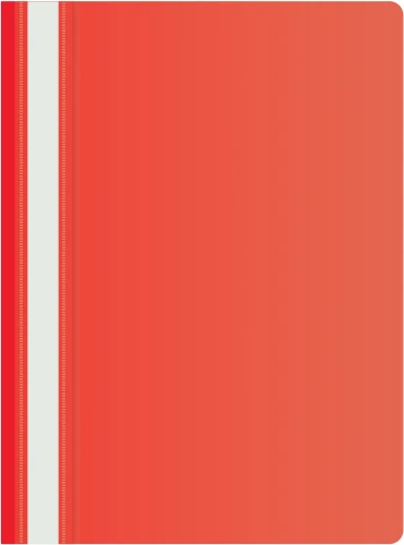 Папка-скоросшиватель Silwerhof Eco SE-PSE20/RED A4 прозрач.верх.лист пластик красный 0.11/0.13