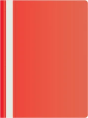 Папка-скоросшиватель Silwerhof Eco SE-PSE20/RED A4 прозрач.верх.лист пластик красный 0.11/0.13