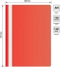 Папка-скоросшиватель Silwerhof Eco SE-PSE20/RED A4 прозрач.верх.лист пластик красный 0.11/0.13