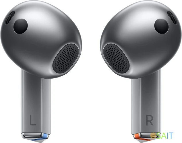 Гарнитура вкладыши Samsung Galaxy Buds 3 серебристый беспроводные bluetooth в ушной раковине (SM-R530NZAACIS)