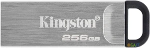 Флеш Диск Kingston 256GB DataTraveler Kyson DTKN/256GB USB3.2 серебристый/черный