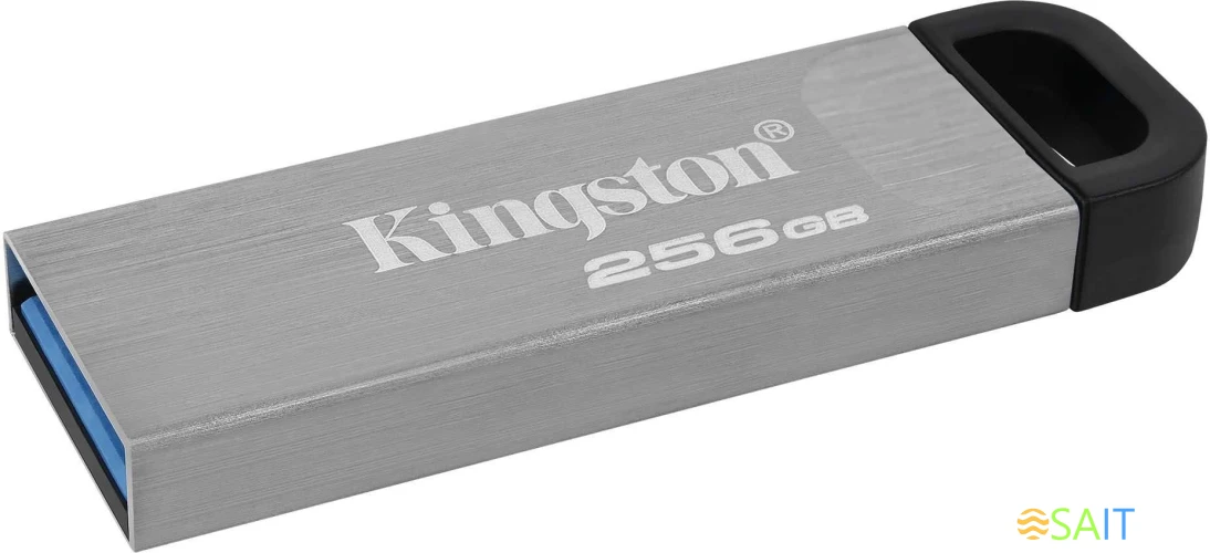 Флеш Диск Kingston 256GB DataTraveler Kyson DTKN/256GB USB3.2 серебристый/черный