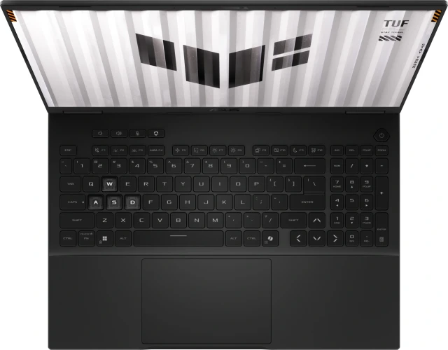 Ноутбук Asus TUF Gaming F16 FX608JMR-RV114 Core i7 14650HX 16Gb SSD1Tb NVIDIA GeForce RTX 5060 8Gb 16" IPS WUXGA (1920x1200) без ОС grey WiFi BT Cam (90NR0NB1-M006P0)