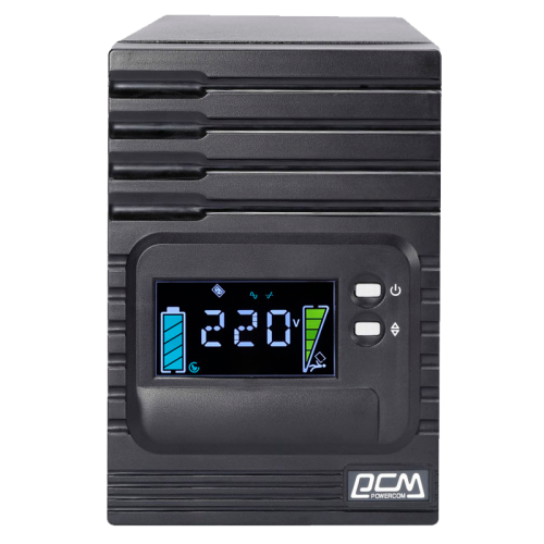 Источник бесперебойного питания Powercom Smart King Pro+ SPT-1000 LCD 800Вт 1000ВА черный Powercom Smart King Pro+ SPT-1000