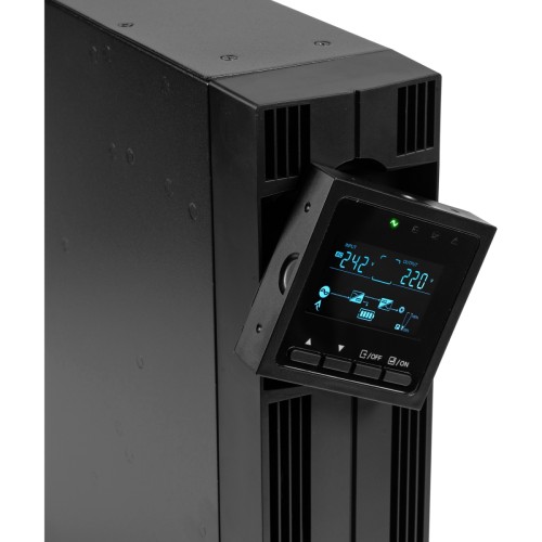 8769 Источник бесперебойного питания SKAT-UPS 2000-RACK-ON-4X9-E P3 2000ВА/2000 Вт, 2U, On-Line, синус, встр. АКБ 48В (4x9Ач), 8хC13, USB, RS232, RS485, параллельный порт, слот для карт (SNMP, реле), EPO, ШхГхВ 440х455х88, масса 22.7 кг БАСТИОН SKAT-UPS 2