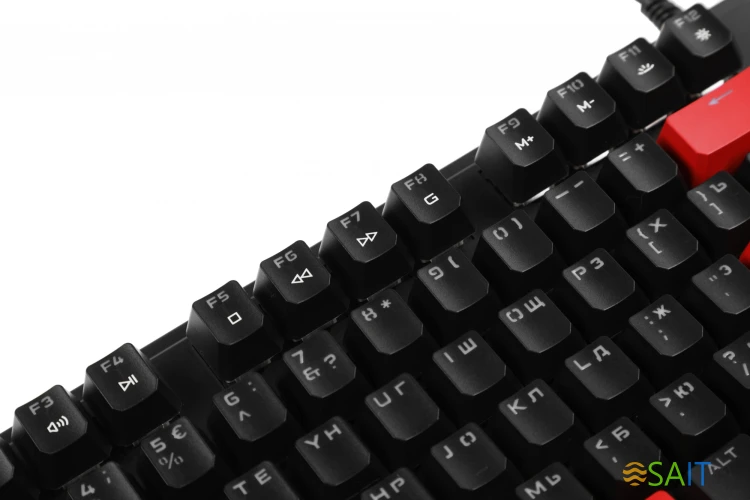 Клавиатура A4Tech Bloody S515R механическая черный USB for gamer LED (подставка для запястий) (S515R FIRE BLACK)