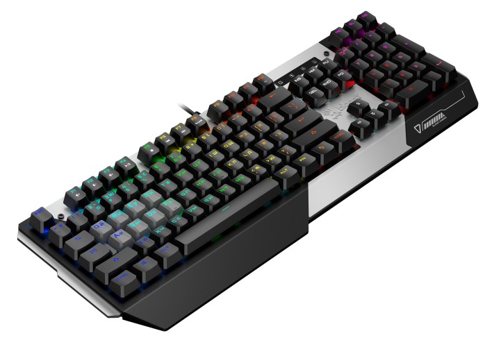Клавиатура A4Tech Bloody B865N механическая серый/черный USB for gamer LED