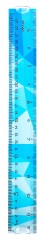 Линейка Deli EH651 пластик дл.30см ассорти гибкая/двухсторонняя шкала
