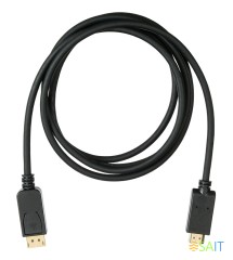 Кабель аудио-видео Buro v. 1.2 DisplayPort (m)/HDMI (m) 2м. позолоч.конт. черный (BHP DPP_HDMI-2)