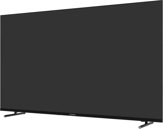 Телевизор LED Digma 55" DM-LED55UBB33 Яндекс.ТВ Frameless Metal черный 4K Ultra HD 60Hz DVB-T DVB-T2 DVB-C DVB-S DVB-S2 USB WiFi Smart TV