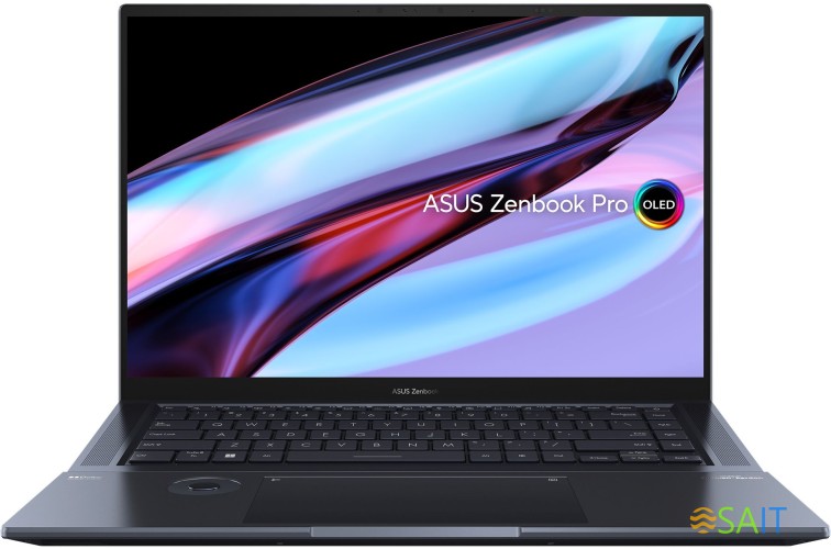Ноутбук Asus Zenbook Pro 16X OLED UX7602VI-MY073X Core i9 13900H 32Gb SSD2Tb NVIDIA GeForce RTX4070 8Gb 16" OLED Touch 3.2K (3200x2000) Windows 11 Professional black WiFi BT Cam (90NB10K1-M00430)