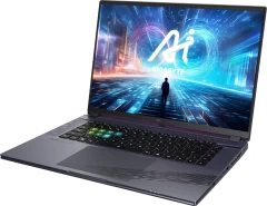 Ноутбук Gigabyte Aorus 16X Core i7 14650HX 16Gb SSD1Tb NVIDIA GeForce RTX4070 8Gb 16" IPS QHD+ (2560x1600) Free DOS grey WiFi BT Cam (ASG-53KZC54SD)