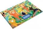 Альбом для рисования Silwerhof 12л. A4 Джунгли 4диз. мел.картон скрепка (упак.:4шт)
