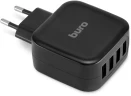 Сетевое зар./устр. Buro TJ-286B Smart 25W 5A 4xUSB универсальное черный (TJ-286B)
