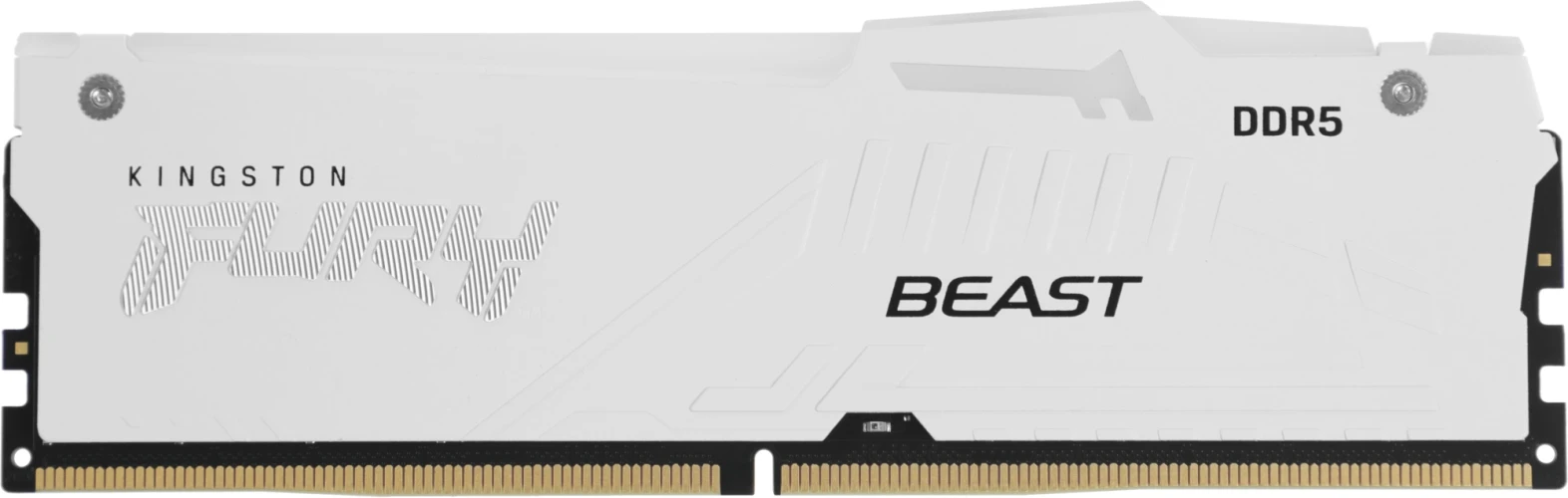 Память DDR5 32GB 5600MHz Kingston KF556C36BWEA-32 Fury Beast White Expo RGB RTL Gaming PC5-44800 CL36 DIMM 288-pin 1.25В kit single rank с радиатором Ret