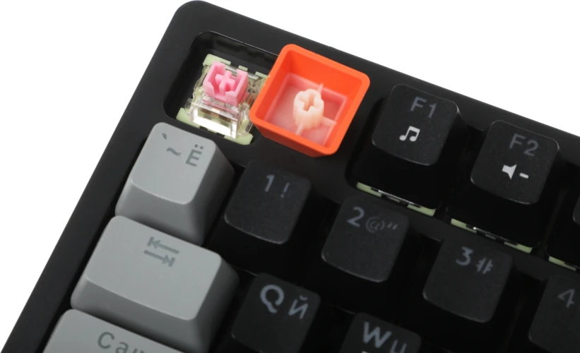 Клавиатура Defender Wildfire GK-213 механическая черный/серый USB Multimedia for gamer LED (45213) кабель 1.5м