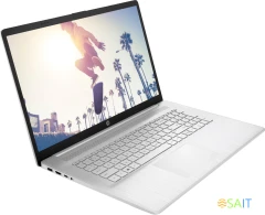 Ноутбук HP 17-cn3159mg Core i5 1334U 16Gb SSD512Gb Intel Iris Xe graphics 17.3&quot; IPS FHD (1920x1080) Free DOS silver WiFi BT Cam (9Q9K0EA)