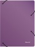 Папка архивная на резинке Silwerhof Perlen 311915-73 полипропилен 1мм корешок 100мм A4 сиреневый металлик