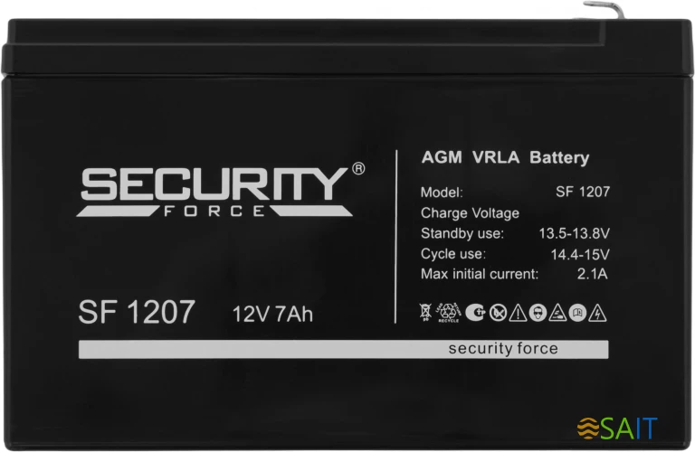 Аккумулятор Security Force SF 1207