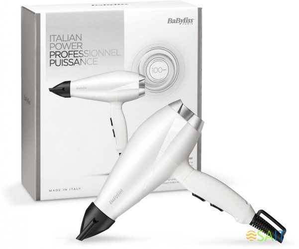 Фен Babyliss 6704WE 2000Вт белый/серебристый