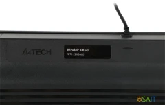 Клавиатура A4Tech Fstyler FX60 серый USB slim LED (FX60 GREY / WHITE)