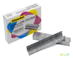 Скобы для степлера 23/10 Silwerhof оцинкованные кор.карт. (упак.:1000шт.)
