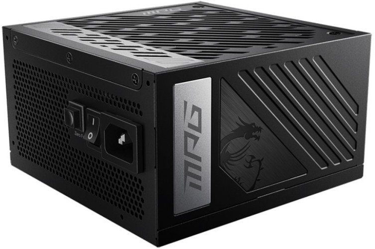 Блок питания MSI ATX 750W MPG A750G 80+ gold 24pin APFC 135mm fan 8xSATA Cab Manag RTL