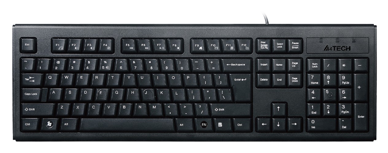 Клавиатура + мышь A4Tech KRS-8372 клав:черный мышь:черный USB