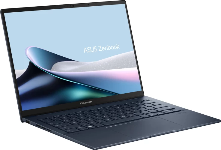Ноутбук Asus Zenbook 14 OLED UX3405MA-QD986 Core Ultra 5 125H 16Gb SSD512Gb Intel Arc 14" OLED FHD+ (1920x1200) noOS blue WiFi BT Cam Bag (90NB11R1-M01SL0)
