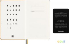 Блокнот Moleskine LIMITED EDITION YEAR OF THE DRAGON LECNYDRAGONQP060AS Large 130х210мм обложка текстиль 176стр. линейка подар.кор. золотистый Ahn Sang Soo