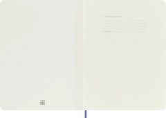 Блокнот Moleskine CLASSIC SOFT QP623B42 XLarge 190х250мм 192стр. нелинованный мягкая обложка голубая гортензия