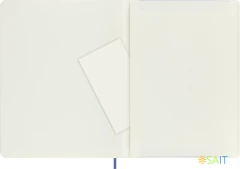 Блокнот Moleskine CLASSIC SOFT QP623B42 XLarge 190х250мм 192стр. нелинованный мягкая обложка голубая гортензия