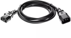 Кабель-удлинитель Premier 5-284 IEC C13 IEC C14 1.8м (5-284(0.75) 1.8) черный (Bulk)